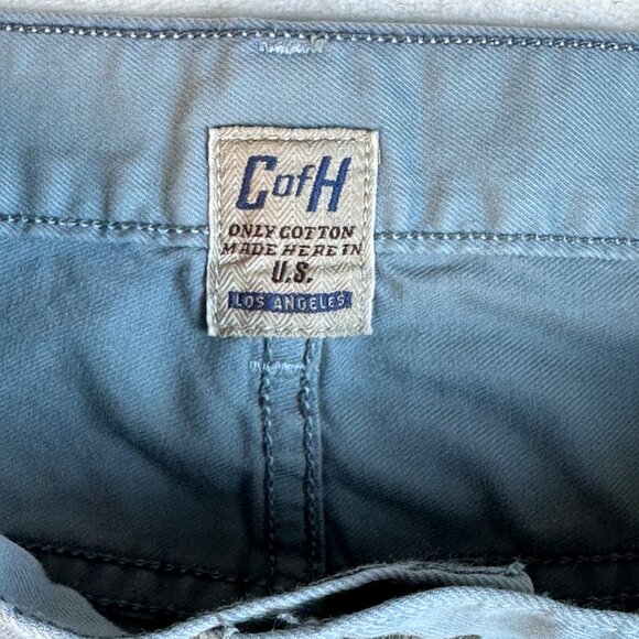 Citizens Of Humanity Mens Straight Leg Light Blue Pants Sz 38 Preppy Comfy Pants - Picture 9 of 12